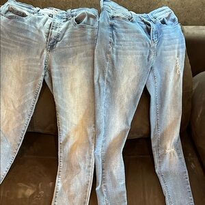 Light Blue Women's Jeans. Read my love notes.